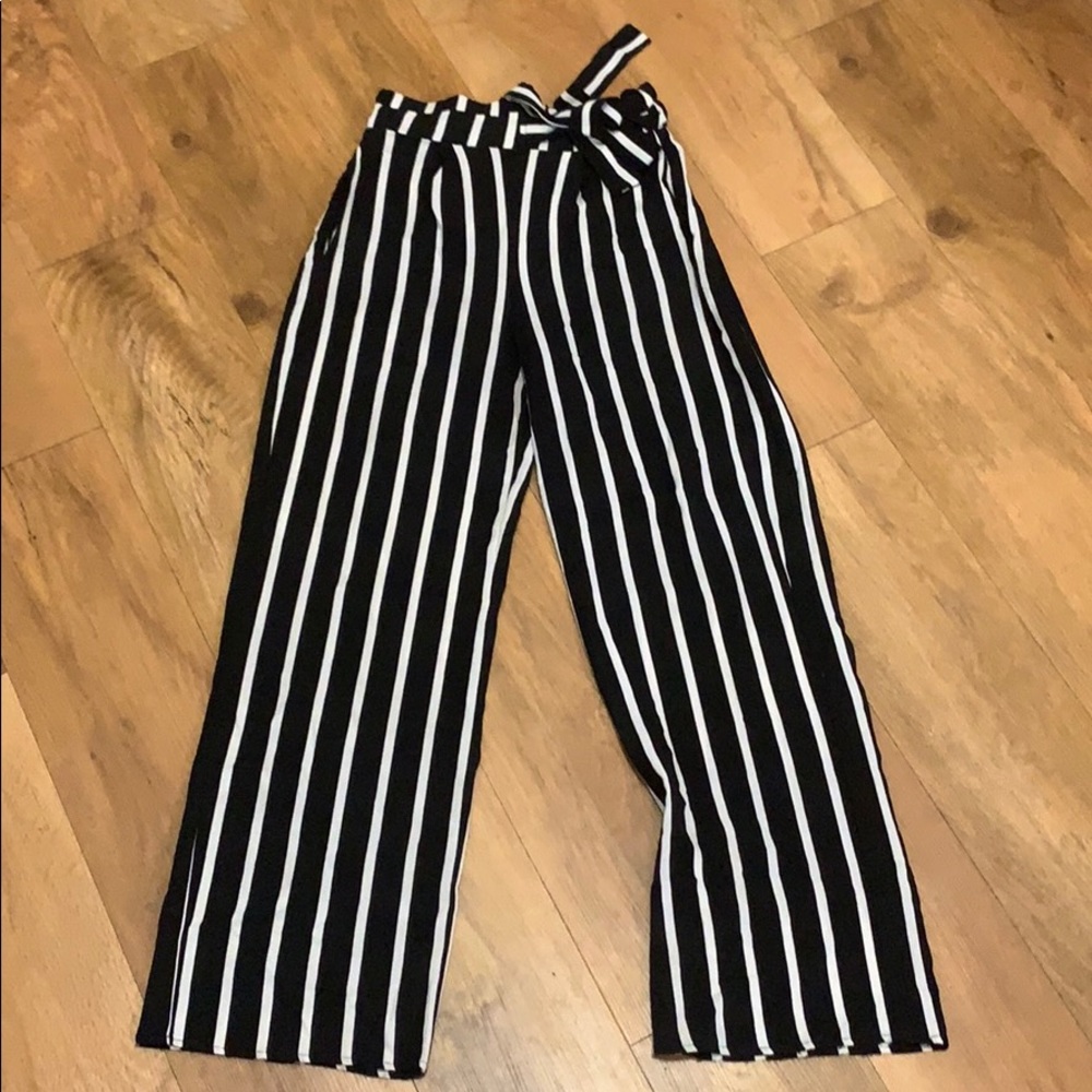Wide pants.